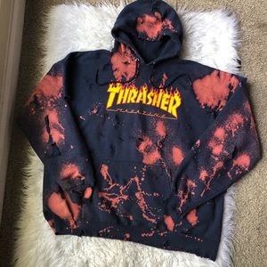bleached thrasher hoodie